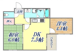 ウエダマンションの物件間取画像